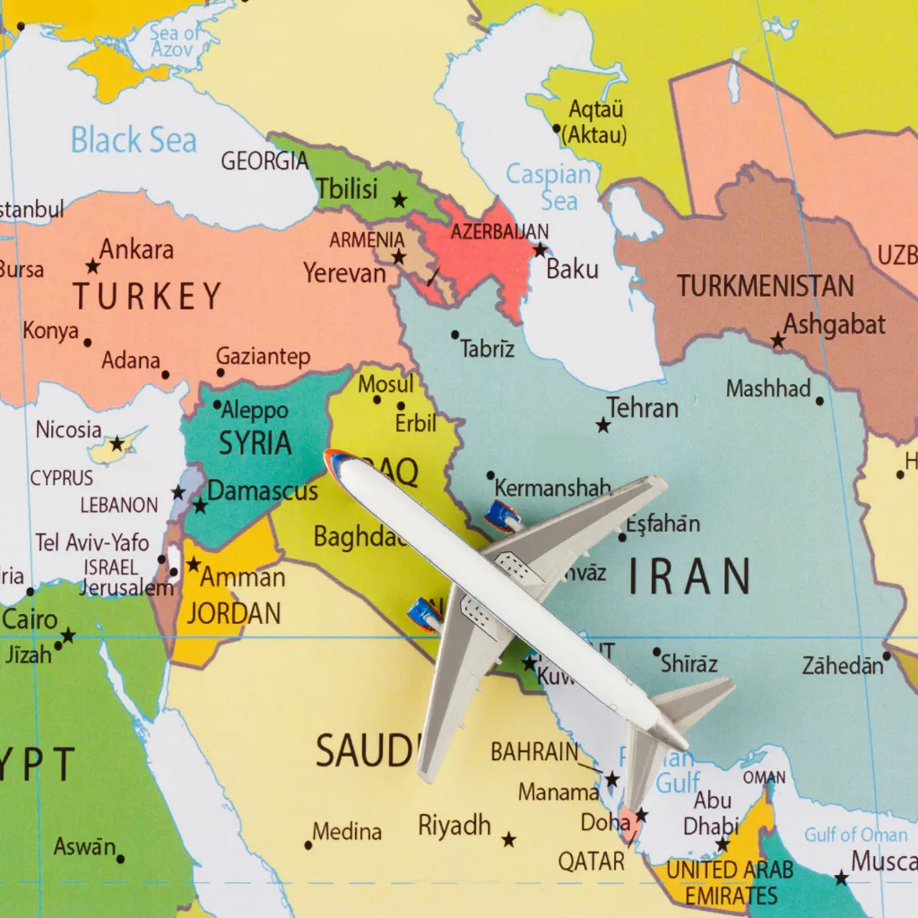 Cargo warehouse interior